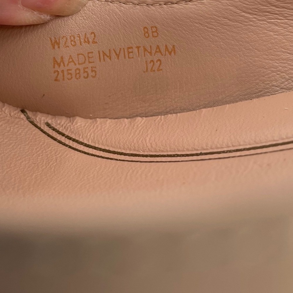 Cole Haan Pumps Women 8B Nude Leather Flared Heel Pointed Toe Grand 360 - Picture 10 of 10
